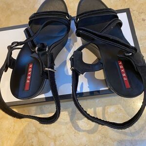 PRADA Black Platform Sandal